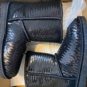 UGG Black Sequin Boots